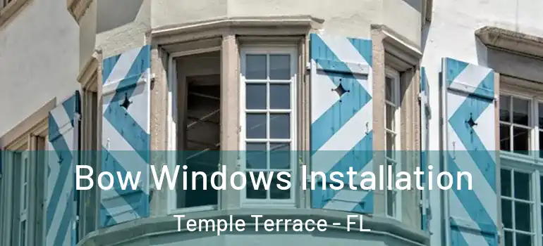  Bow Windows Installation Temple Terrace - FL