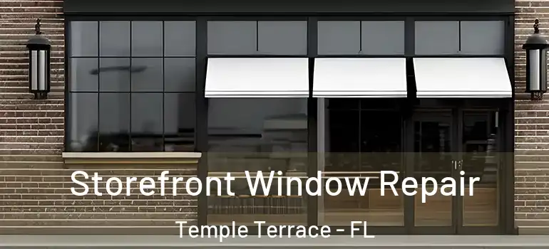  Storefront Window Repair Temple Terrace - FL