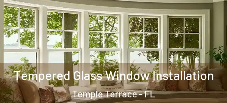  Tempered Glass Window Installation Temple Terrace - FL